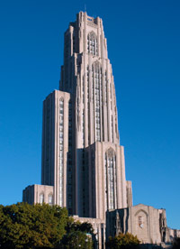 The Cathedral of Learning at the University of Pittsburgh